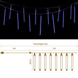 NNEDSZ 7M Christmas Lights Shower Light 288 LED Icicle Falling Metor