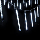 NNEDSZ 12M Christmas Lights Icicle Light 960 LED Falling Metor Jingle Jollys