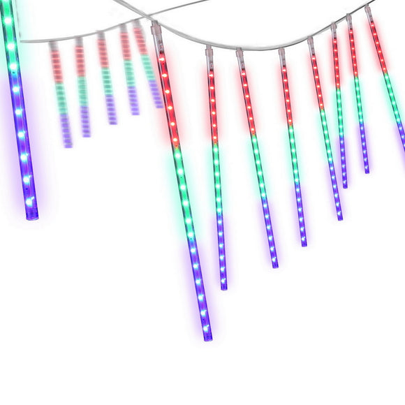 NNEDSZ Jingle Jollys 7M Christmas Lights Shower Light 288 LED Icicle Falling Metor