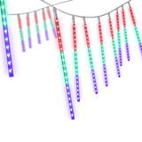 NNEDSZ Jingle Jollys 7M Christmas Lights Shower Light 288 LED Icicle Falling Metor