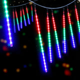 NNEDSZ Jingle Jollys 7M Christmas Lights Shower Light 288 LED Icicle Falling Metor
