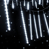 NNEDSZ Jingle Jollys 7M Christmas Lights Shower Light 288 LED Icicle Falling Metor