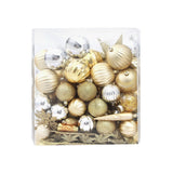 NNEDSZ Jingle Jollys 125pcs Christmas Tree Decorations Set Baubles Ornaments Party