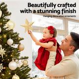 NNEDSZ Jingle Jollys 125pcs Christmas Tree Decorations Set Baubles Ornaments Party
