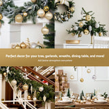 NNEDSZ Jingle Jollys 125pcs Christmas Tree Decorations Set Baubles Ornaments Party