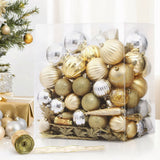 NNEDSZ Jingle Jollys 125pcs Christmas Tree Decorations Set Baubles Ornaments Party
