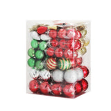 NNEDSZ Jingle Jollys 155pcs Christmas Tree Decorations Set Baubles Ornaments Party