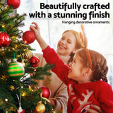 NNEDSZ Jingle Jollys 155pcs Christmas Tree Decorations Set Baubles Ornaments Party