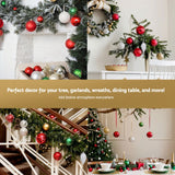NNEDSZ Jingle Jollys 155pcs Christmas Tree Decorations Set Baubles Ornaments Party