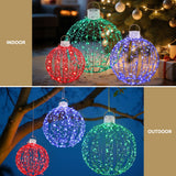 NNEDSZ Jingle Jollys Christmas Lights 320 LED Fairy Light 3pcs Ball Decorations Set