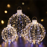 NNEDSZ 3 PCS Christmas Lights 360 LED Fairy Light Ball Decorations Jingle Jollys