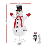 NNEDSZ 1.7M Christmas Lights 200 LED Fairy Light Snowman Decorations Jingle Jollys