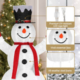 NNEDSZ 1.7M Christmas Lights 200 LED Fairy Light Snowman Decorations Jingle Jollys