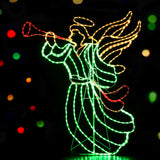 NNEDSZ 1.44M Christmas Lights Motif 504 LED Rope Light Outdoor Decoration Jingle Jollys