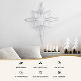 NNEDSZ Jingle Jollys Christmas Lights 57cm Bethlehem Star 90 LED Xmas Decorations Motif
