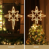 NNEDSZ Jingle Jollys Christmas Lights 57cm Bethlehem Star 90 LED Xmas Decorations Motif