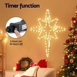 NNEDSZ Jingle Jollys Christmas Lights 57cm Bethlehem Star 90 LED Xmas Decorations Motif