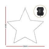 NNEDSZ Jingle Jollys Christmas Lights 50cm Star 70 LED Xmas Decorations