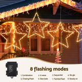 NNEDSZ Jingle Jollys Christmas Lights 50cm Star 70 LED Xmas Decorations
