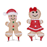 NNEDSZ 30 LED Christmas Lights Gingerbread Motif Fairy Light Decoration Jingle Jollys