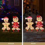 NNEDSZ 30 LED Christmas Lights Gingerbread Motif Fairy Light Decoration Jingle Jollys