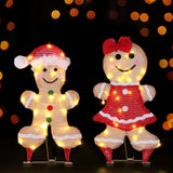 NNEDSZ 30 LED Christmas Lights Gingerbread Motif Fairy Light Decoration Jingle Jollys
