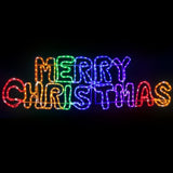 NNEDSZ 1.6M Christmas Lights Motif 360 LED Rope Light Outdoor Decoration Jingle Jollys