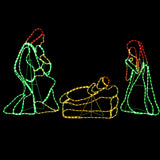 NNEDSZ 1.12M Christmas Lights Motif 552 LED Rope Light Outdoor Decoration Jingle Jollys