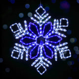 NNEDSZ 0.82M Christmas Lights 304 LED Snow Motif Light Decorations Jingle Jollys