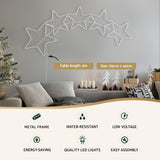 NNEDSZ 1.25M Christmas Lights Motif 560 LED Rope Light Outdoor Decoration Jingle Jollys