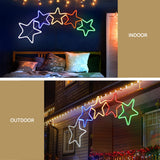 NNEDSZ 1.25M Christmas Lights Motif 560 LED Rope Light Outdoor Decoration Jingle Jollys