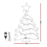 NNEDSZ 1.18M Christmas Lights Motif 288 LED Rope Light Outdoor Decoration Jingle Jollys