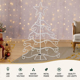 NNEDSZ 1.18M Christmas Lights Motif 288 LED Rope Light Outdoor Decoration Jingle Jollys