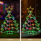 NNEDSZ 1.18M Christmas Lights Motif 288 LED Rope Light Outdoor Decoration Jingle Jollys