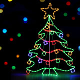 NNEDSZ 1.18M Christmas Lights Motif 288 LED Rope Light Outdoor Decoration Jingle Jollys