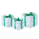 NNEDSZ 3 PCS Christmas Lights 70 LED Fairy Light Gift Box Jingle Jollys