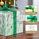 NNEDSZ 3 PCS Christmas Lights 70 LED Fairy Light Gift Box Jingle Jollys