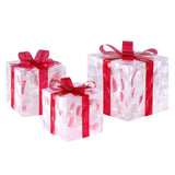 NNEDSZ 3 PCS Christmas Lights 70 LED Fairy Light Gift Box Jingle Jollys