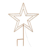 NNEDSZ 100 LED Christmas Lights Fairy Light Ground Star Garden Decoration Jingle Jollys