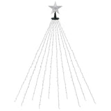 NNEDSZ Jingle Jollys 2.5M Christmas Lights Waterfall String Light 300 LED Star Topper