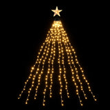 NNEDSZ Jingle Jollys 2.5M Christmas Lights Waterfall String Light 300 LED Star Topper