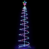 NNEDSZ Jingle Jollys Christmas Tree 1.8m 100 RGB LED Rope Lights Xmas Trees Decoration