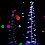 NNEDSZ Jingle Jollys Christmas Tree 1.8m 100 RGB LED Rope Lights Xmas Trees Decoration