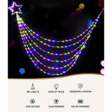 NNEDSZ 200 LED 3M Christmas Lights Solar String Fairy Light Jingle Jollys
