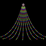 NNEDSZ Jingle Jollys 3.8M Christmas Lights Waterfall String Light 340 LED