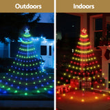 NNEDSZ Jingle Jollys 3.8M Christmas Lights Waterfall String Light 340 LED