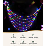 NNEDSZ 320 LED 5M Christmas Lights Solar String Fairy Light Jingle Jollys