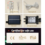 NNEDSZ 320 LED 5M Christmas Lights Solar String Fairy Light Jingle Jollys