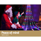 NNEDSZ 320 LED 5M Christmas Lights Solar String Fairy Light Jingle Jollys