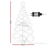 NNEDSZ 1.7M Christmas Tree 230 LED RGB Motif Lights Jingle Jollys